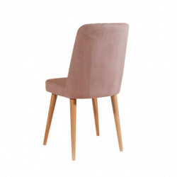 Set mesa comedor extensible y sillas (6 piezas) Santiago Atlantic pino atlántico blanco piedra Practica Hogar
