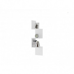 Estante de pared Zikzak blanco Practica Hogar