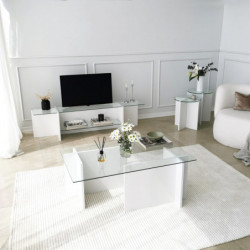 Mueble TV Escape blanco Practica Hogar