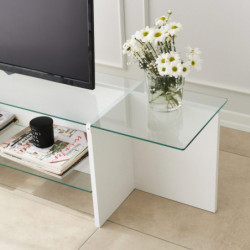 Mueble TV Escape blanco Practica Hogar