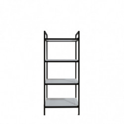 Mueble de baño Schwerin L2038 blanco negro Practica Hogar