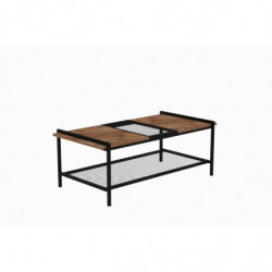 Mesa de centro Mata pino atlántico negro Practica Hogar
