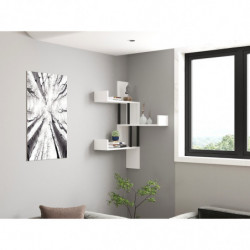Estante de pared Bombe blanco Practica Hogar