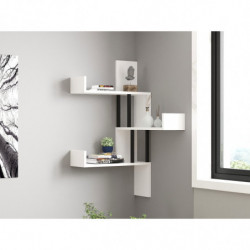 Estante de pared Bombe blanco Practica Hogar