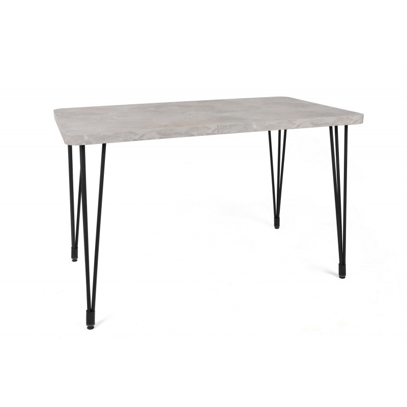 Mesa comedor Lagos-1423 gris negro Practica Hogar Mesa comedor Lagos-1423 gris negro Practica Hogar