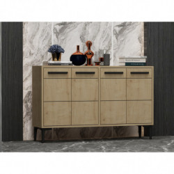 Mueble TV Stria Roble Zafiro Practica Hogar