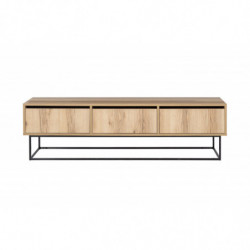 Mueble TV Kordon 180 negro fieltro Practica Hogar