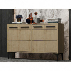 Mueble TV Stria Roble Zafiro Practica Hogar