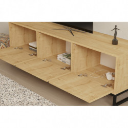Mueble TV Melody roble zafiro Practica Hogar