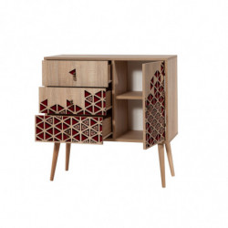 Cómoda VeryBox 122 sonoma roble Practica Hogar