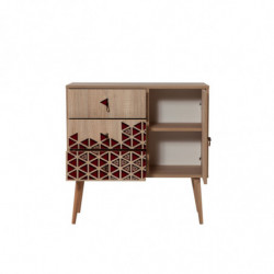 Cómoda VeryBox 122 sonoma roble Practica Hogar