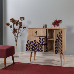 Cómoda VeryBox 123 sonoma roble Practica Hogar