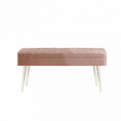 Set mesa comedor extensible y sillas (4 piezas) Vina 0900 3 piedra blanco Practica Hogar