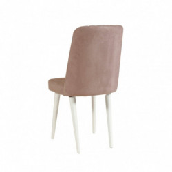 Set mesa comedor extensible y sillas (4 piezas) Vina 0900 3 piedra blanco Practica Hogar