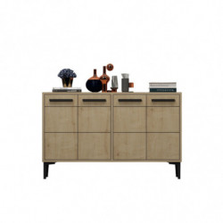 Mueble TV Stria Roble Zafiro Practica Hogar