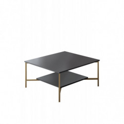 Conjunto de muebles de salón Gold Line dorado antracita Practica Hogar