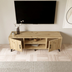 Mueble TV Deniz-L3016 roble Practica Hogar