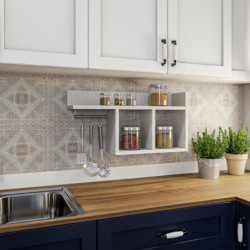 Estante de pared Pare blanco Practica Hogar