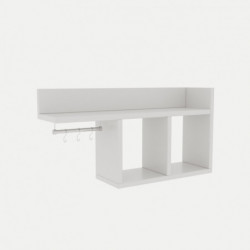 Estante de pared Pare blanco Practica Hogar