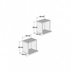 Estante de pared Sevima nogal blanco Practica Hogar