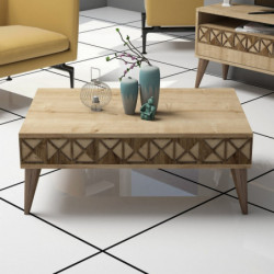 Conjunto de muebles de salón Line roble Practica Hogar