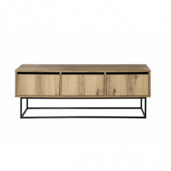 Mueble TV Kordon 140 negro fieltro Practica Hogar