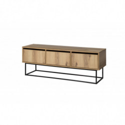 Mueble TV Kordon 140 negro fieltro Practica Hogar