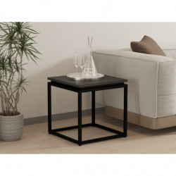 Mesa de centro Leylak negro Practica Hogar