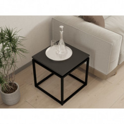 Mesa de centro Leylak negro Practica Hogar
