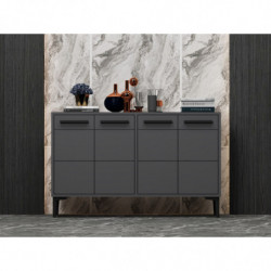 Mueble TV Stria Antracita Practica Hogar