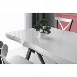 Mesa comedor Efor-1411 blanco Practica Hogar