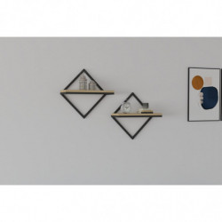 Estante de pared Sezo roble zafiro Practica Hogar
