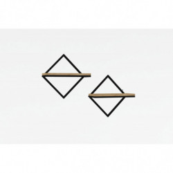 Estante de pared Sezo roble zafiro Practica Hogar