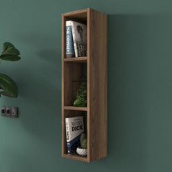 Estante de pared E3-224 nogal Practica Hogar