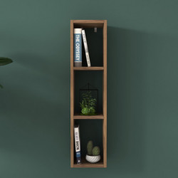 Estante de pared E3-224 nogal Practica Hogar
