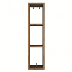 Estante de pared E3-224 nogal Practica Hogar