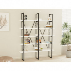 Librería Kınalı blanco negro Practica Hogar