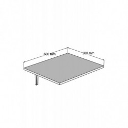 Mesa plegable Nur blanco Practica Hogar