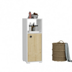 Mueble de baño Ahu Blanco Roble Zafiro Practica Hogar