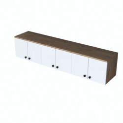 Mueble auxiliar EA103-2387 blanco nogal Practica Hogar