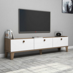Mueble TV Sumer E3620 roble blanco Practica Hogar