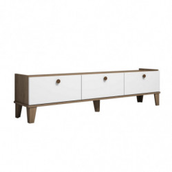 Mueble TV Sumer E3620 roble blanco Practica Hogar