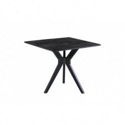 Mesa de comedor extensible Kare Ares-1471 negro Practica Hogar