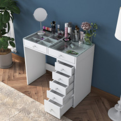 Tocador BJ107-2625 blanco Practica Hogar