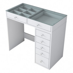 Tocador BJ107-2625 blanco Practica Hogar