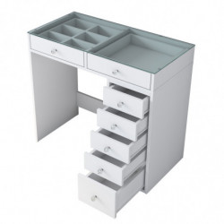 Tocador BJ107-2625 blanco Practica Hogar