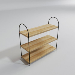 Mueble de cocina Hamm L2065 roble negro Practica Hogar
