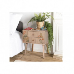 Mesita de noche City Two Cat multicolor Practica Hogar