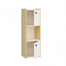Mueble de baño Teo Roble Zafiro Blanco Practica Hogar