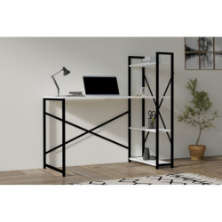 Escritorio de estudio Zernez blanco Practica Hogar